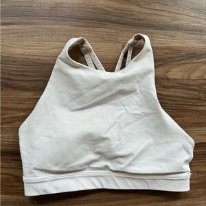 Lululemon white sports bra